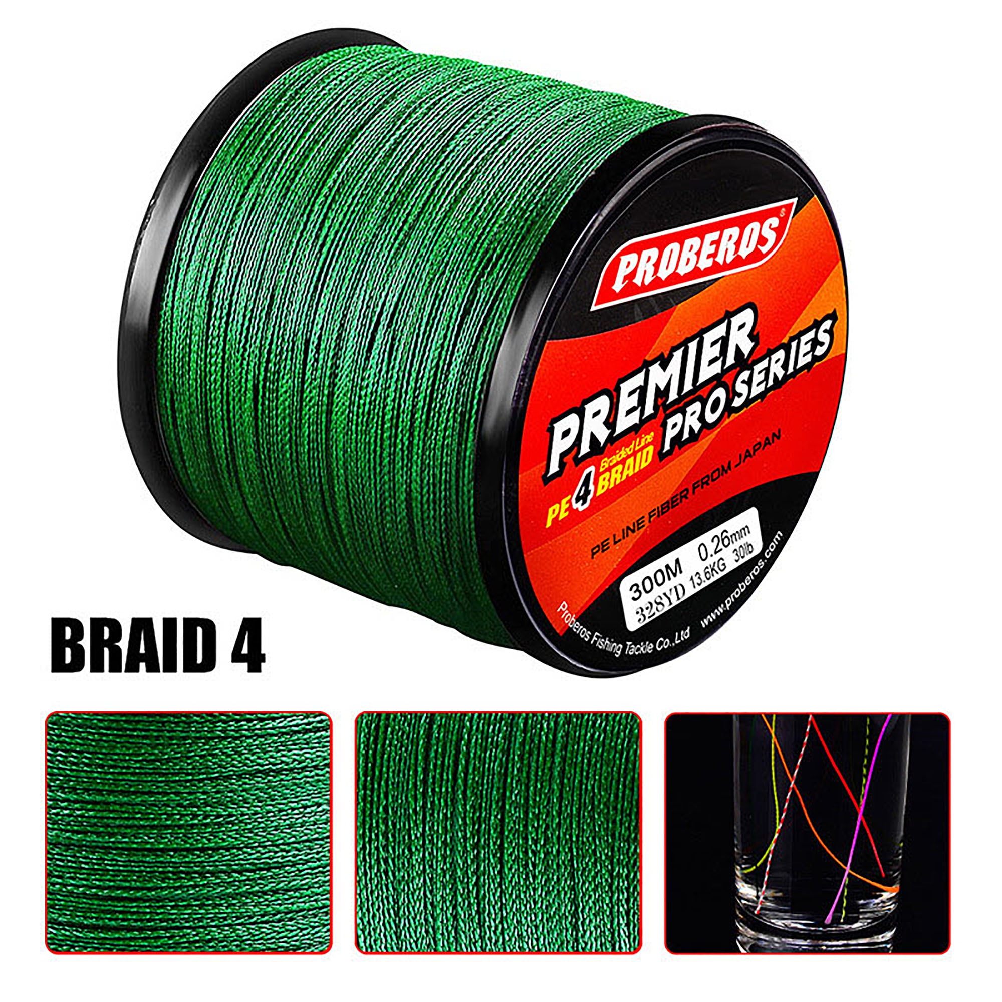 Grianlook 328YD Fishing Line Strong Fish Wire Nylon Superline Zero