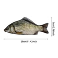 thumbnail image 3 of Leatfisat Simulation Fish Plush Toy/Toypillow/Stuffed Animal Toy, Used For Home Decoration Gifts, Toy Pillow (11.4 Inches / 29 Cm), 3 of 9