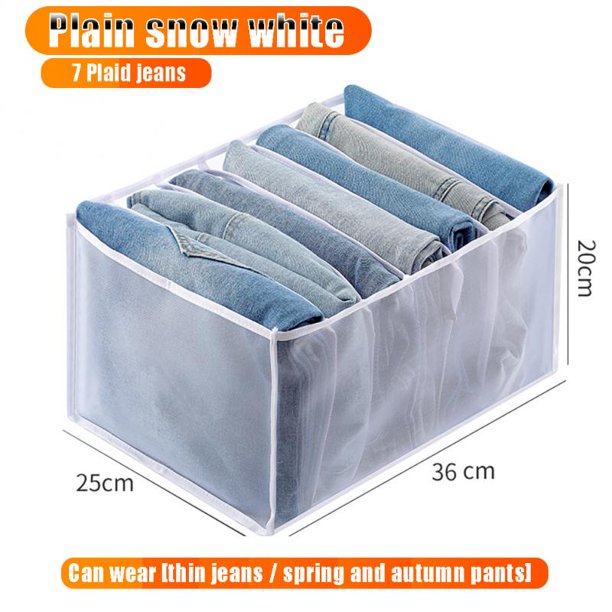 Wardrobe Organizer Jeans Storage Box Folding Underwear Organizer