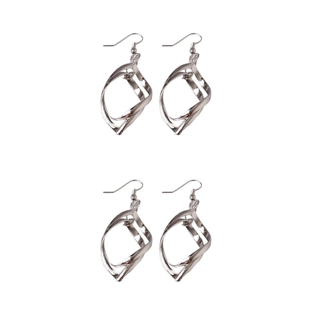 Guardurnaity 1 par de pendientes colgantes de doble capa para mujer, ropa de joyería, suministro a juego, regalos para amigos, pendientes de aleación para Type1 NO1 Guardurnaity CBP372243