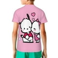 thumbnail image 5 of Sanrio Pochacco Kids T-Shirt 3d Printed Graphic T-Shirts Boys And Girls Short Sleeve Shirts For Youth Kids X-Small, 5 of 6
