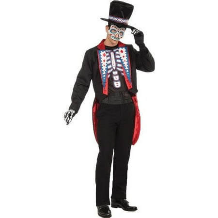 Day of the Dead Male Adult Halloween Costume - One Size