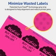 thumbnail image 5 of Avery Round Scalloped Labels, Neon Magenta, 2.5" Diameter, 720ct, 5 of 11