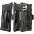 thumbnail image 6 of CoverON For Samsung Galaxy S22 Plus Holster Case, Heavy Duty Full Body Belt Clip Phone Cover Kickstand Card Slot - Camo, 6 of 9
