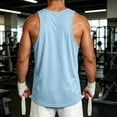 thumbnail image 5 of LRGSHF Men's Quick Dry Workout Tank Top Gym Muscle Tee Fitness Breathable Lightweight Sleeveless T Shirt, 5 of 6