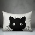 thumbnail image 3 of Creative Products Vintage Black Cat 14x20 Spun Poly Pillow, 3 of 3