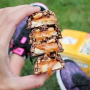 FITCRUNCH High Protein Baked Bar, Caramel Peanut, 16g Protein, 1.62 oz, 4 Count