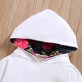 thumbnail image 5 of LAPAKIDS 3PCS Newborn Baby Girl Long Sleeve Clothes for Infant Girl Hoodie Outfits 0-3 Months, 5 of 6