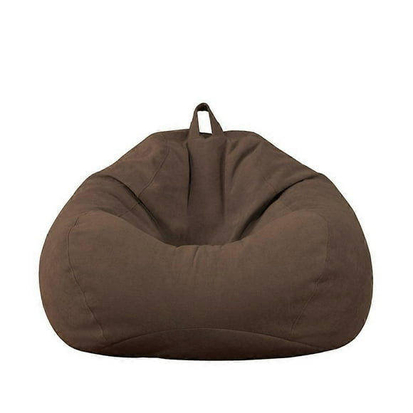 Large Small The color is as shown in the main picture 100*120cm Lazy Sofa Cover Chairs Without Filler Linen Cloth Lounger Seat Bean Bag Pouf Puff Couch Tatami Living Room