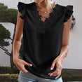 thumbnail image 5 of gbyLJF Sports Tanks for Women Tank Top Blouses for Women Women Black Tank Top Sleeveless Tshirts for Women, 5 of 6