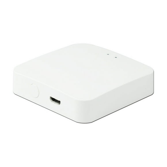 Multi-mode Wireless Gateway Smart ZigBee/ BT Gateway Intelligent Home Central Hub APP Remote Control Voice Control Group Control Multi-device Linkage up to 128 Sub-devices
