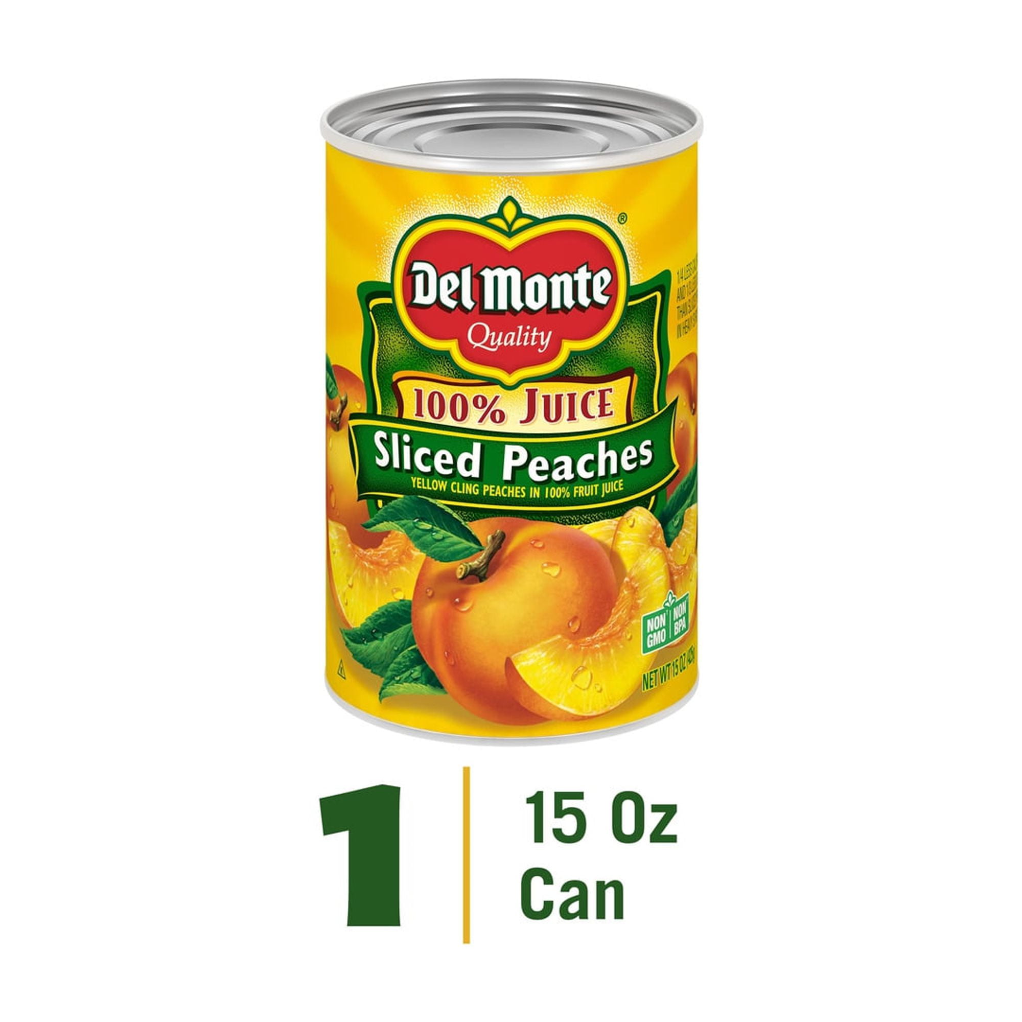 Del Monte Yellow Cling Sliced Peaches (Pack of 8)