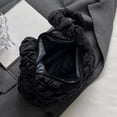thumbnail image 2 of Bolso suave acolchado para mujer, Bolso acolchado para axilas de algodón de azúcar (negro), 2 of 8