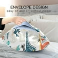 thumbnail image 5 of Coolnut Cute Crocodile Pattern Satin Pillowcase for Hair and Skin Silk Pillowcase, Standard Size(20x26 inches) - Slip Cooling Satin Pillow Covers with Envelope Closure（374） Home Decor Gifts, 5 of 7