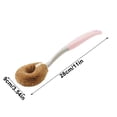 thumbnail image 3 of Palm Pan Brush Non-stick Pan Brushes Do Not Hurt Pots And Pans Kitchen Brush Long Handle Cleaning Dishwashing BrushFeatures:Quantity: 1Material: PlasticColors: Green,P-inkProduct size:, 3 of 7