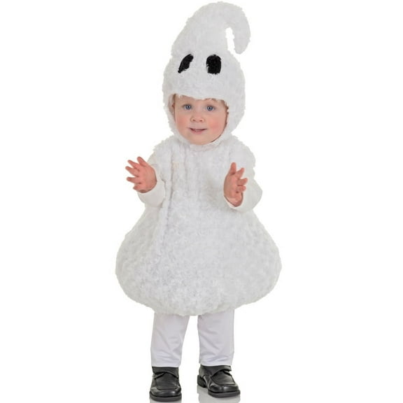 Underwraps Friendly Ghost Halloween Fancy-Dress Costume for Toddler, Infant 18-24 Months