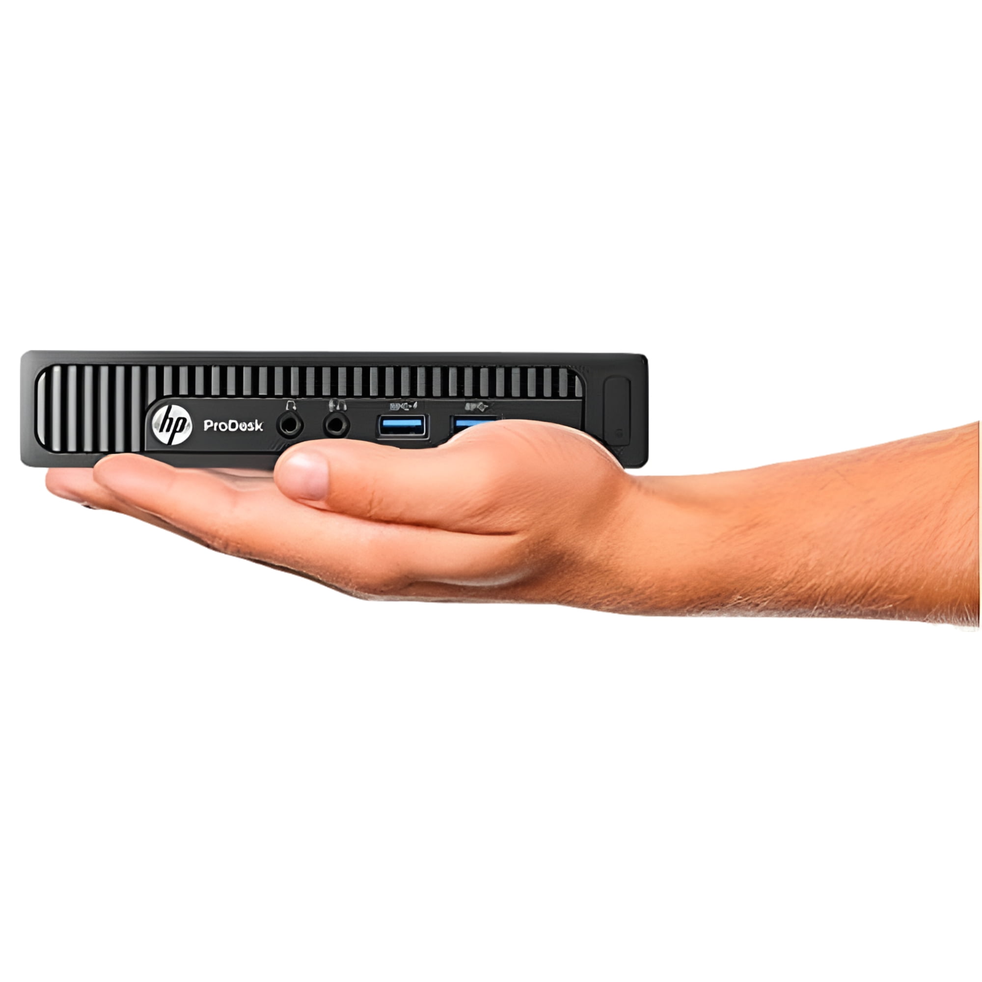 Restored HP Elite 600 G1 Micro Desktop Computer Ultra Small Tiny PC (Intel Core i3-4160T, 8GB Ram, 500GB HDD, WiFi) Win 10 Pro - (Refurbished)