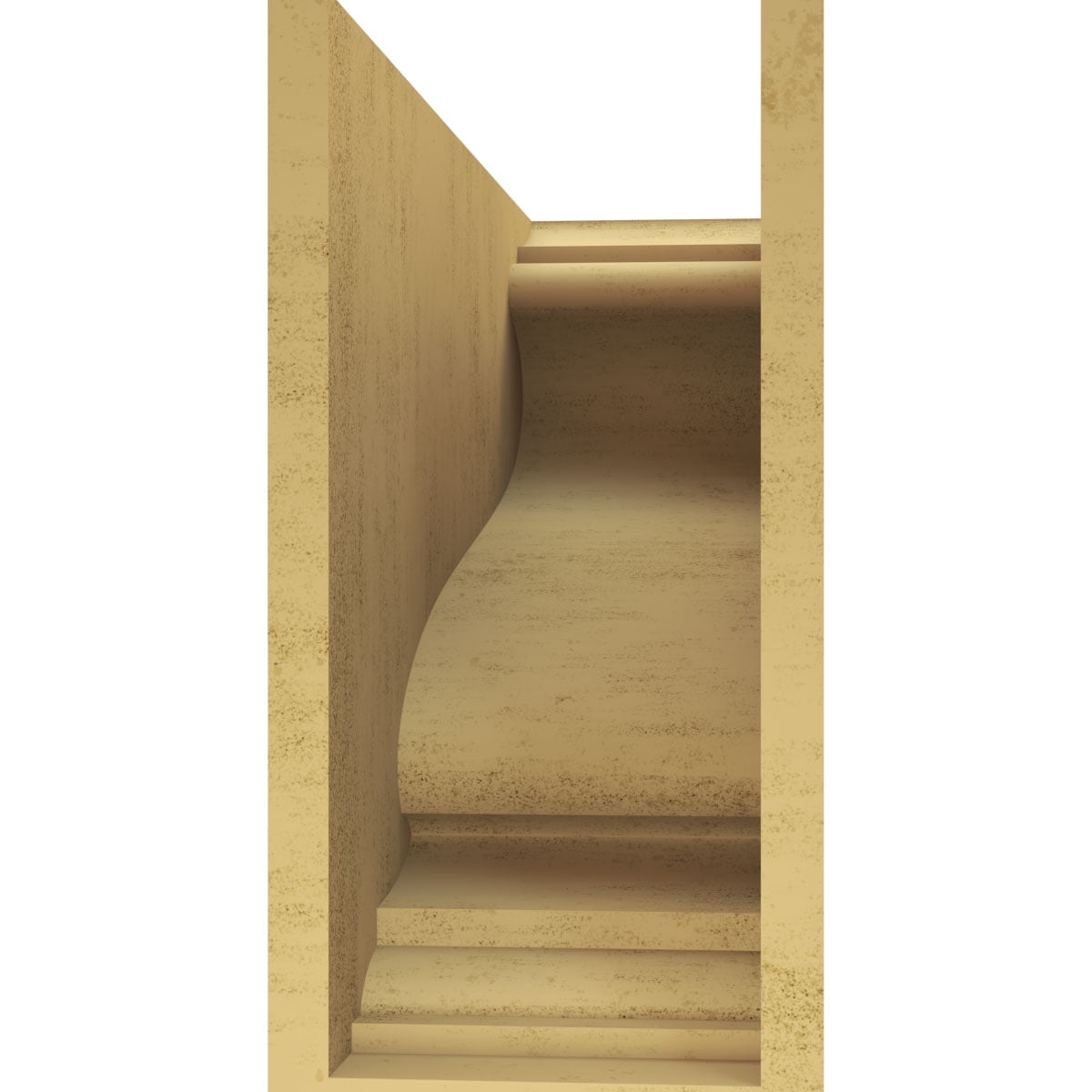 9"W x 27"D x 18"H Classic Scroll Rough Cedar Woodgrain TimberThane Corbel, Primed Tan