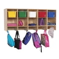 thumbnail image 3 of Childcraft Wall Mounted Coat Locker, 10 Cubbies with Baskets, 47-3/4 x 14-1/4 x 19-3/4 Inches, 3 of 5