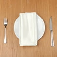 thumbnail image 5 of Unique Bargains 6 Pack Sateen Napkins Great Napkins for Restaurant Wedding Banquet White, 5 of 6