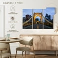 thumbnail image 4 of Elephant Stock Roberto Clemente Bridge Wall Art - Horizontal Multi Panel Canvas - Living Room Wall Decor - Transportation Multi Panel - Gray And Orange Decor - 23" x 14", 4 of 4