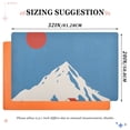 thumbnail image 6 of Yayeee Doormat for Indoor Entrance 32" x 20" Non Slippery Floor Rug, Snow Mountain, 6 of 8