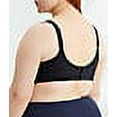 thumbnail image 4 of Women's Vanity Fair 71500 Full Figure Wirefree Sports Bra (Black 40D), 4 of 5