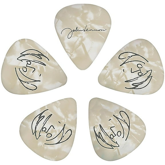 D'Addario John Lennon Signature Guitar Picks 10 Pack