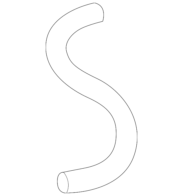 Genuine OE Toyota By-Pass Hose - 16264-20041