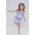 thumbnail image 5 of Disney Frozen Elsa UPF 50+ Tankini Top and Bikini Bottom Swim Set Toddler to Little Kid, 5 of 5
