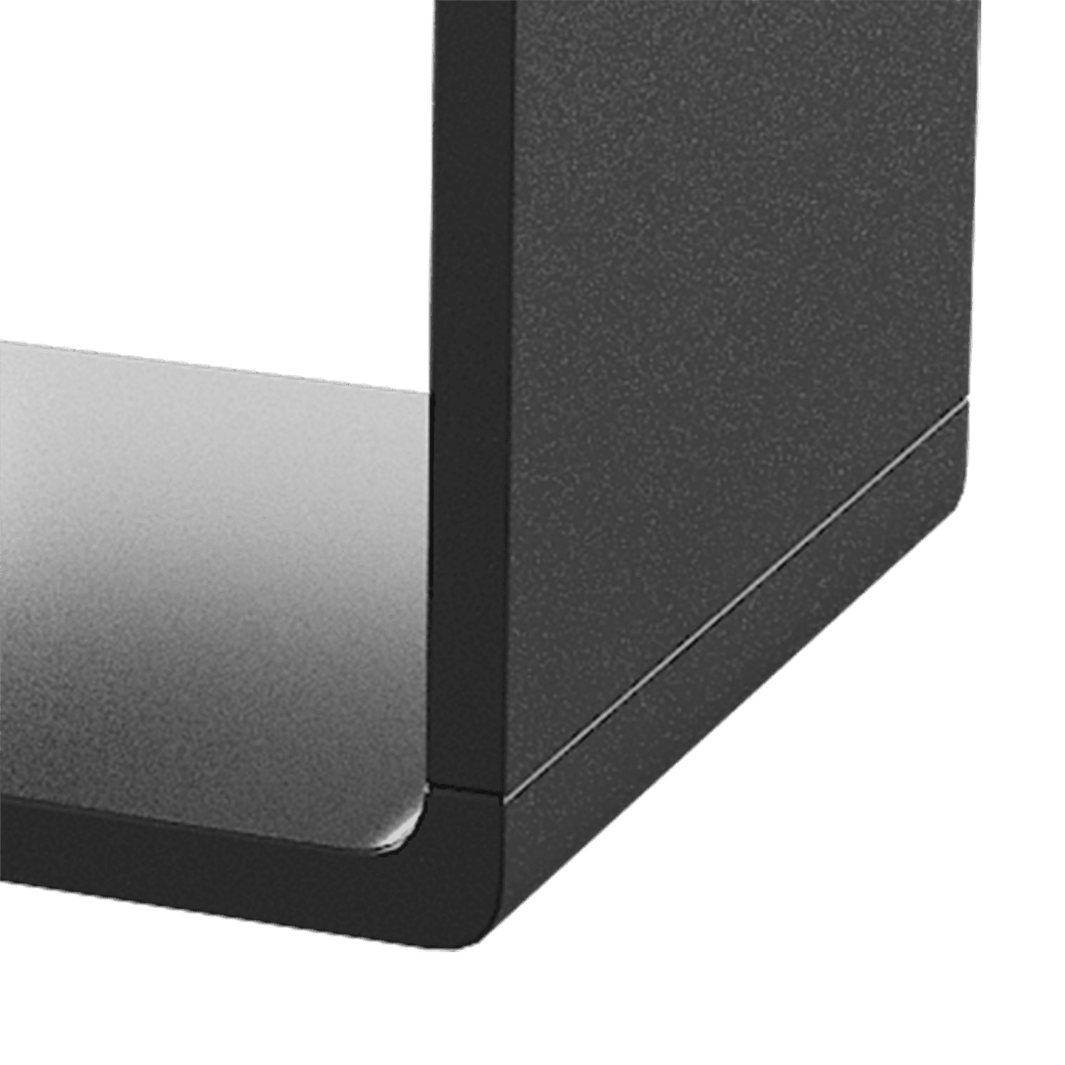 Furniture of America Locke Storage End Table, Glossy Black