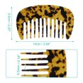 thumbnail image 2 of Unique Bargains Hair Comb Wide Tooth Anti-Static Pocket Size Comb for Thick Curly Hair Detangling Comb Brown, 2 of 7