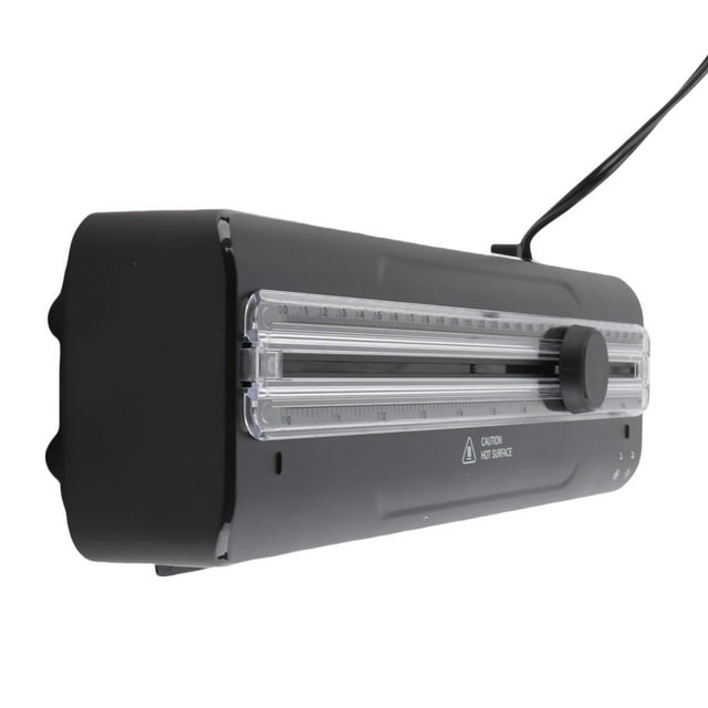 Photo Laminator with Cutter, Cold & Hot Laminating, Low Noise, A4-3R, Quartz Heating Wire, ABS Toggle Key, for Photos, Menus, Documents, Certificates, Drawings
