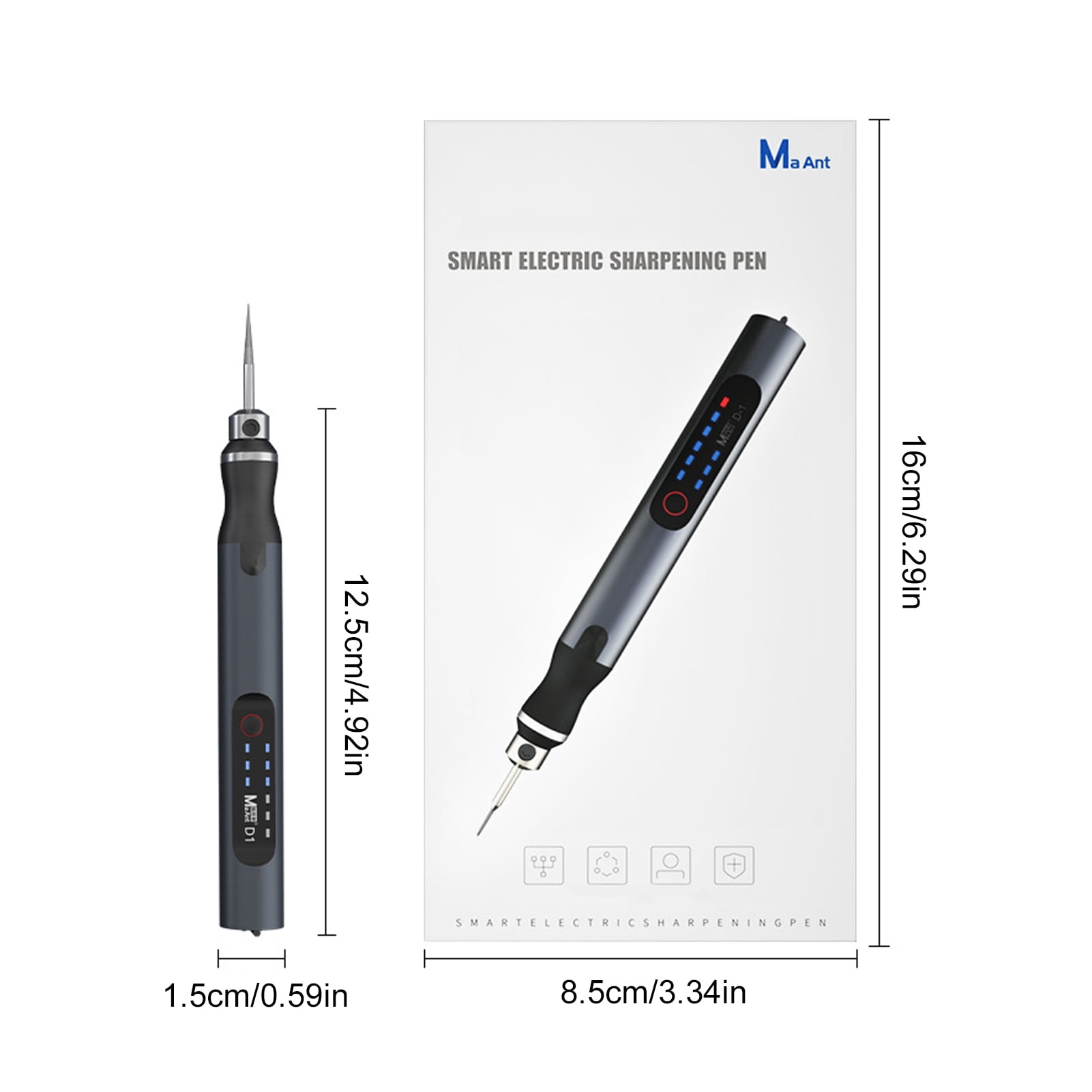 USB Electric Polishing and Grinding Pen Electric Grinder Cordless Grinding Machine Rechargable Professional Engraver Sander Tool,10W Electric Engraving Etching Pen