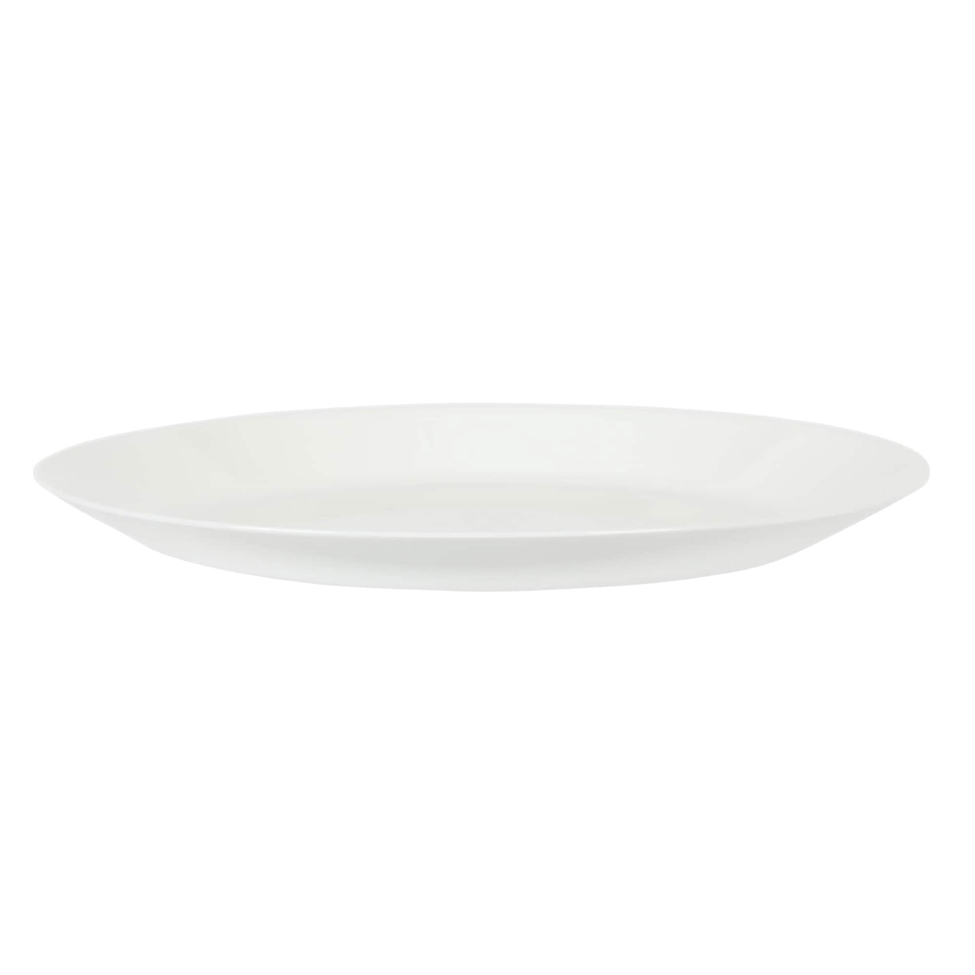 Gibson Home Ultra Round 6 Pack Opal Glass Break and Chip Resistant Dinner Plates