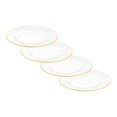 thumbnail image 2 of Leeber 31112 Rim Chargers Plate, Ray & Silver - Set of 4, 2 of 2