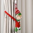thumbnail image 5 of Christmas Curtain Buckle Tieback, Santa Elf Doll Curtain Tiebacks Holdback Fastener Buckle Clamp Window Decorations Wine Bottle Topper Christmas Ornaments Home Holiday Decorations, 5 of 6