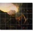 thumbnail image 1 of Ceramic Tile Mural-Thomas Cole Landscapes Painting 448. 25.5" w x 21.25" h using (30) 4.25 x 4.25 ceramic tiles, 1 of 3