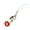 lanyard-Red, variant on Stylish Beaded Keychain Fruit Bead Phone Charm Fashionable Keyring Pendant Accessory Colorful Key Chain Bag Ornament