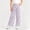 Purple A, variant on Rvasteizo Kids Pants Print Heart Summer Ice Silk Cool Wide Leg Elastic Waist Outer Wear for All Boys Girls Sizes