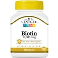 thumbnail image 2 of 21st Century Ultra Potency Biotin 10,000mcg, B-Complex Vit, 120ct, 2-Pack, 2 of 8