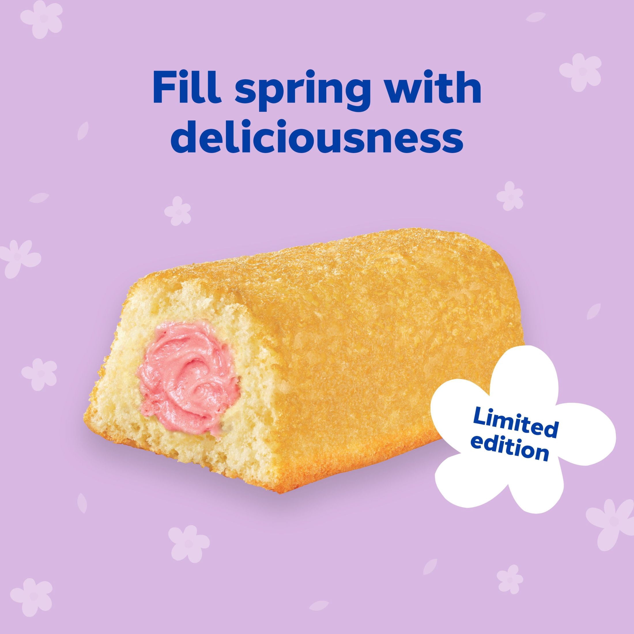 (3 pack) Hostess Twinkies, Golden Sponge Cakes with Artificially Flavored Strawberry Crème Filling, 10.86 oz Box (8 Pouches)