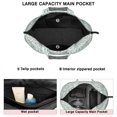 thumbnail image 3 of Light Blue Christmas Tree Pattern Travel Tote Bags for Women Carry On,Large Weekender Bags for Women Travel,Multi Functional Duffle Bag for Work,Shopping,Sports, 3 of 5