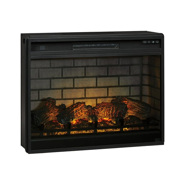 Signature Design by Ashley Entertainment Accessories Black LG Fireplace