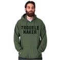 thumbnail image 5 of Trouble Maker Rebel College Party Hoodie Sweatshirt Women Men Brisco Brands S, 5 of 6