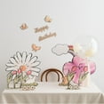 thumbnail image 2 of Standing Rainbow Tulip Garden Foam Board Cutout|Set of 16 Hand Painted Watercolor Daisy Squirrel Decor Board|Cartoon Grass Animal Garden Party Decoration |Baby Shower Birthday Backdrop Photo Props, 2 of 5