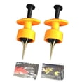thumbnail image 2 of 2x Clips para Señuelos de s de Sangre , Clips Rápidos para Cebo, Aparatos de Pesca Portátiles de Acero Inoxidable, Bandas de Goma para Pesca 2 piezas, 2 of 8