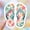 1pcs, variant on Flip Flops Beach Summer Time Beach Time Flowers Sand Vacation Summer Vacation Summer Sticker