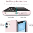 thumbnail image 4 of Liquid Silicone Case for iPhone 11 (6.1''), [Scratch-Resistant, Anti-Fingerprint, Shockproof] Protective Slim Fit Phone Case, 4-Layer Cover with Microfiber Lining, Silky-Soft Touch, Pink, 4 of 14