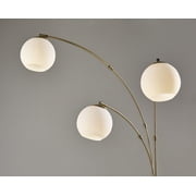 Adesso Home Brand Remi Arc Lamp in Antique Brass Color